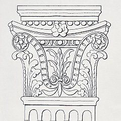Duomo- Capitello della zona superiore della facciata_AC